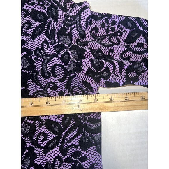 Bob Mackie Wearable Art Open Jacket Lilac Black Ladies XXS‎ - Picture 5 of 8